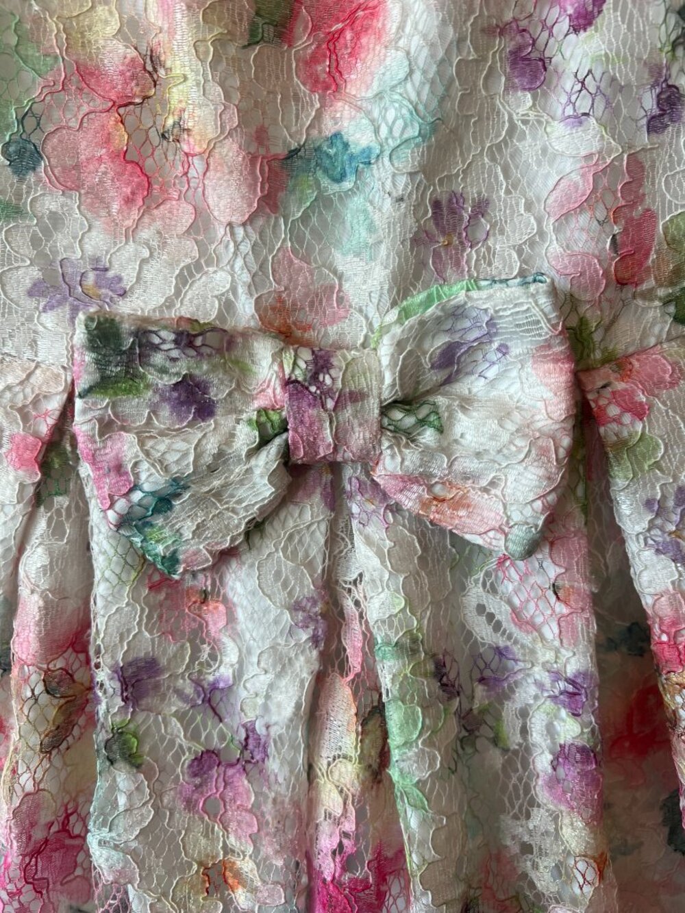 Bonnie Jean Girls Floral Party Dress Size 5T - Picture 8 of 9
